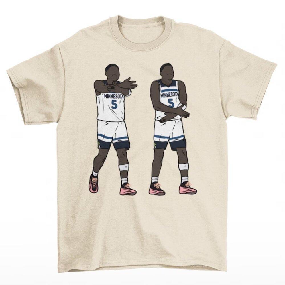 Anthony Edwards Rising NBA Star Basketball Fan T-Shirt